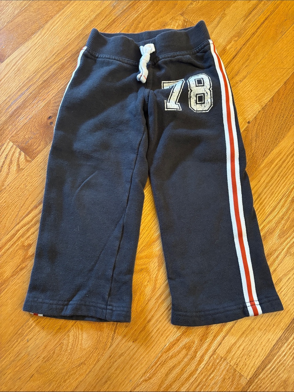 Pull On Sweat Pants- Dark Gray (Size 2T)